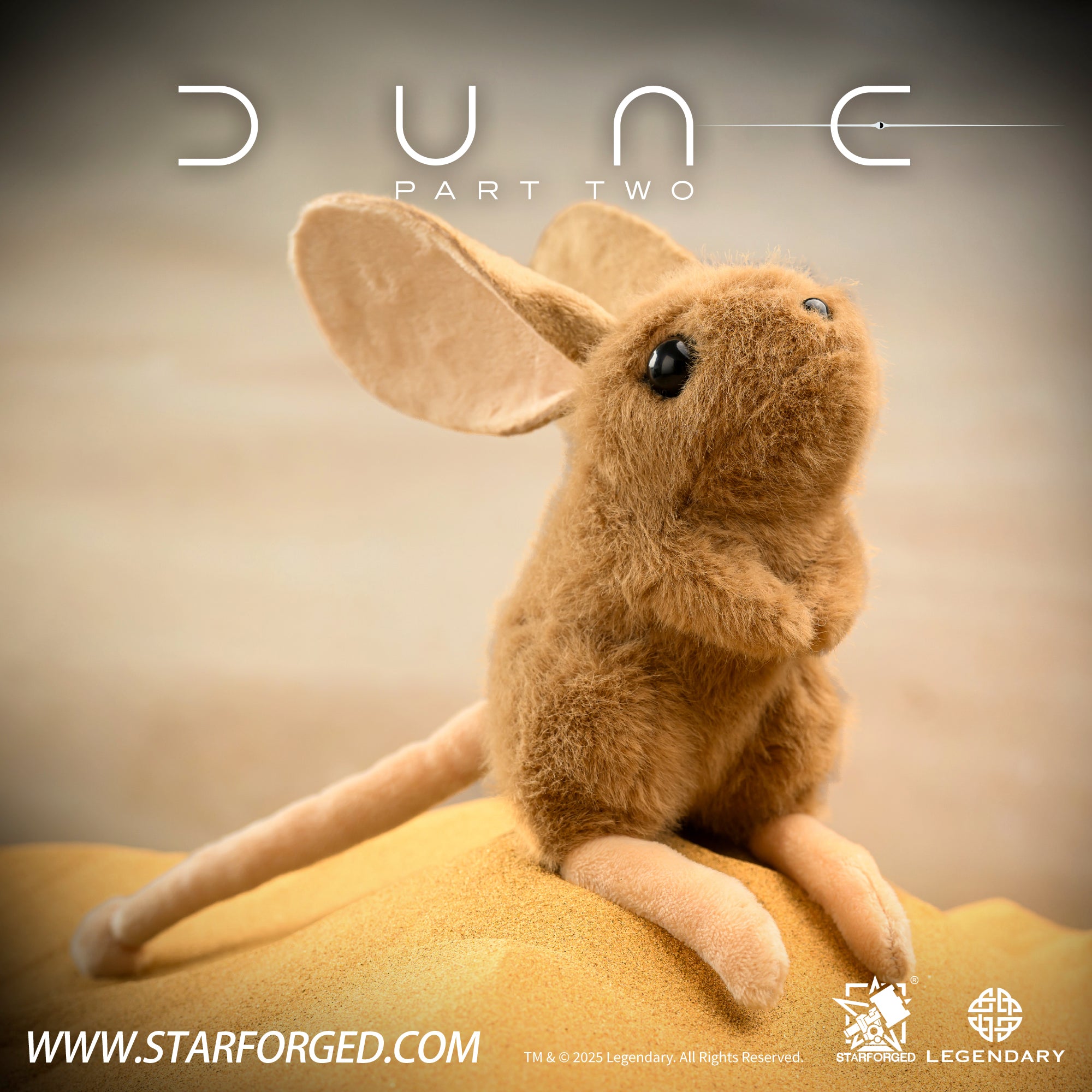 Starforged Dune II Muad'Dib  Desert Mouse Plush Kids Toy Legendary Pictures Official License Other